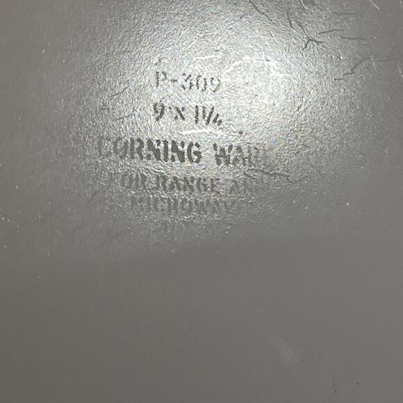 Corning Ware Pie Plate Blue Cornflower 9" P-309 & P-41 Petite Casserole VTG/EUC - Picture 6 of 6